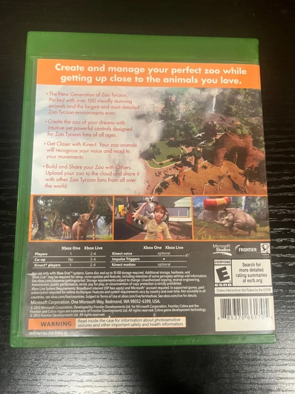 Zoo Tycoon (Microsoft Xbox One, 2013)